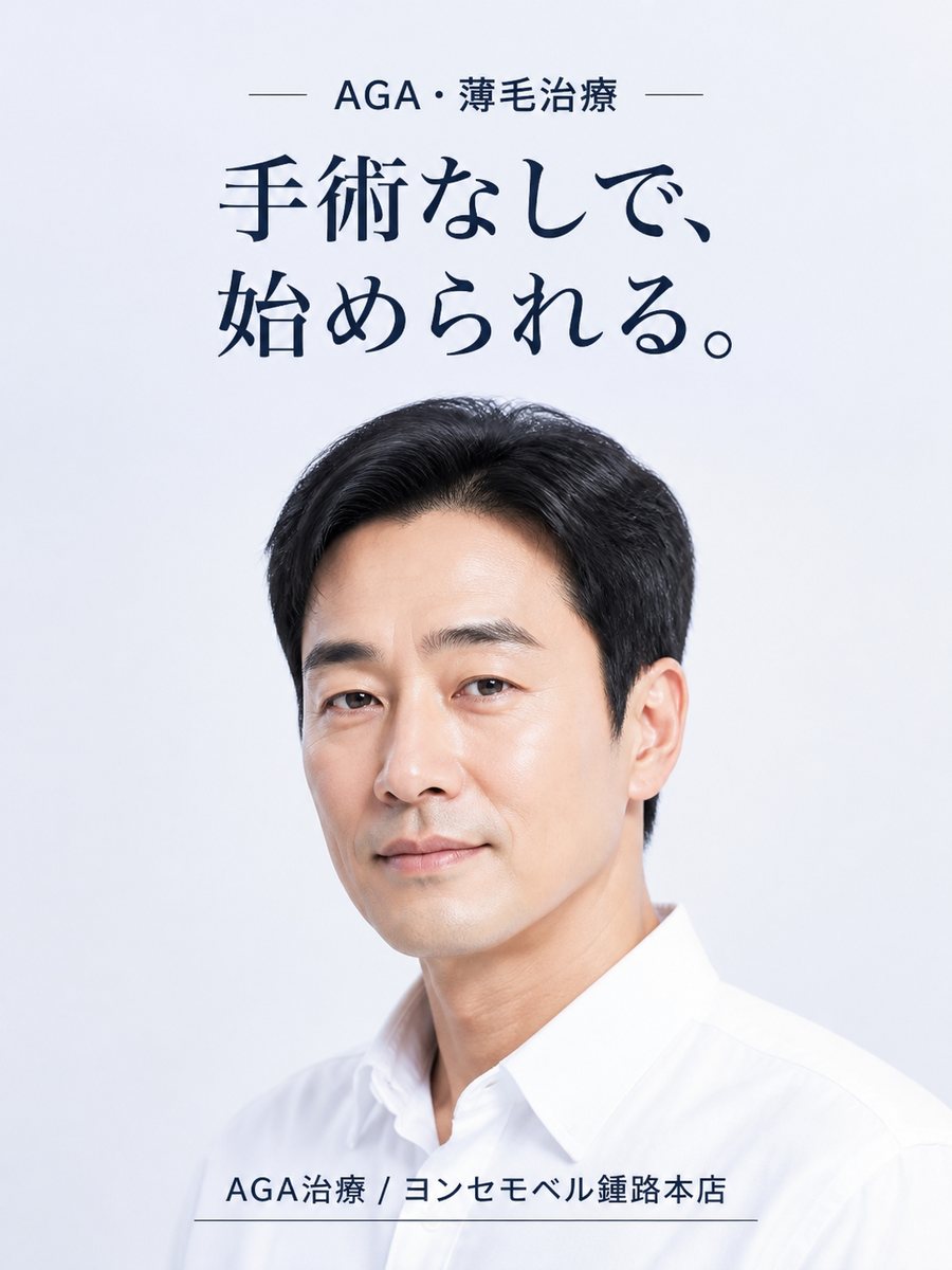 AGA・薄毛治療｜手術なしで、始められる。ヨンセモベル医院 鍾路本店